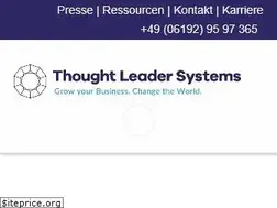 Sites similar to thoughtleadersystems.com