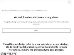 Sites similar to thoughtoverdesign.com