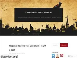 Sites similar to thoughtsonfantasy.com