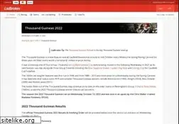 Sites similar to thousandguineas.com.au