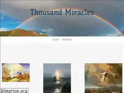 Sites similar to thousandmiracles.com