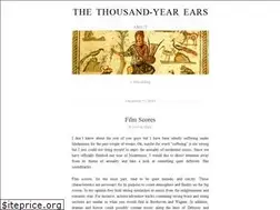 Sites similar to thousandyearears.wordpress.com