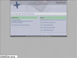 Sites similar to thphys.de