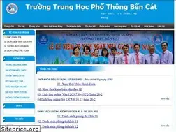 Sites similar to thptbencat.edu.vn