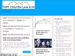 Sites similar to thptchuyenlamson.vn