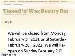 Sites similar to threadnwaxbeautybar.com