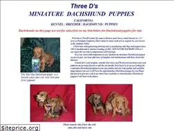 Sites similar to three-ds-dachshunds.com