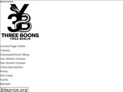 Sites similar to threeboonsyoga.de