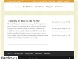 Sites similar to threelinepoetry.com