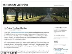 Sites similar to threeminuteleadership.com