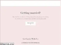 Sites similar to threeonetwobridal.com