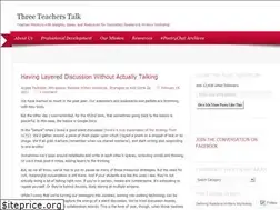 Sites similar to threeteacherstalk.com