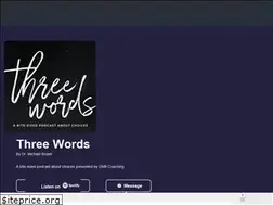Sites similar to threewordspodcast.com