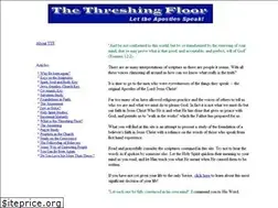 Sites similar to threshingfloor.org
