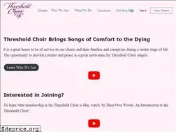 Sites similar to thresholdchoir.org