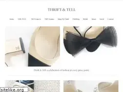 Sites similar to thriftandtell.com