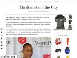 Sites similar to thriftanistainthecity.com