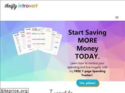Sites similar to thriftyintrovert.com