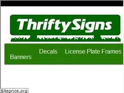 Sites similar to thriftysigns.com