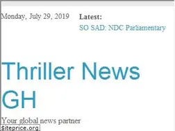 Sites similar to thrillernewsgh.com