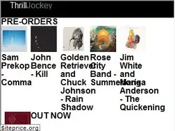 Sites similar to thrilljockey.com