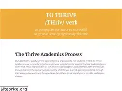 Sites similar to thriveacademics.com