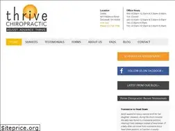 Sites similar to thrivechiropracticcenter.com