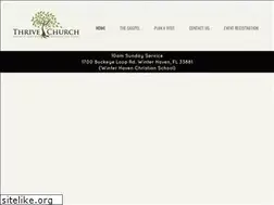 Sites similar to thrivechurchfl.com