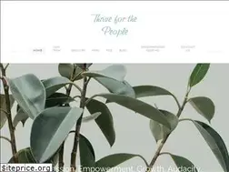 Sites similar to thriveforthepeople.com
