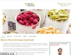 Sites similar to thrivefreezedried.com