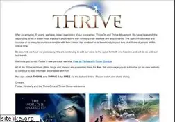 Sites similar to thrivemovement.com