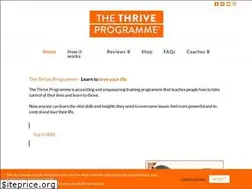 Sites similar to thriveprogramme.org