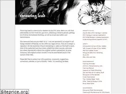 Sites similar to throwinglead.com