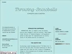 Sites similar to throwingsnowballs.nl