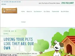 Sites similar to throwmeabone-petsitter.com