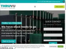 Sites similar to thruvufencing.co.za