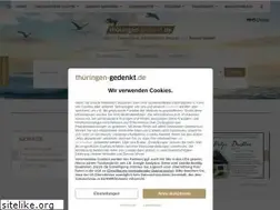 Sites similar to thueringen-gedenkt.de