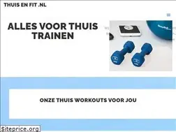 Sites similar to thuisenfit.nl