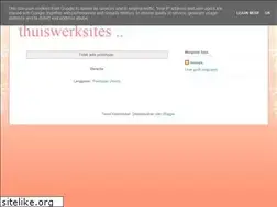 Sites similar to thuiswerksites.blogspot.com