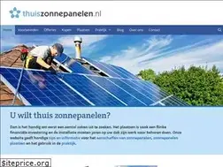 Sites similar to thuiszonnepanelen.nl