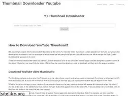 Sites similar to thumbnailsave.net