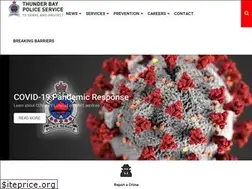 Sites similar to thunderbaypolice.ca