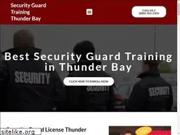 Sites similar to thunderbaysecurityguardtraining.com