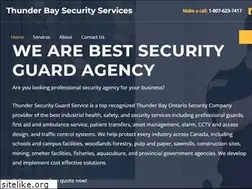Sites similar to thunderbaysecurityservices.com