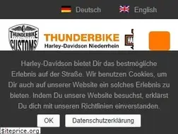 Sites similar to thunderbike.de