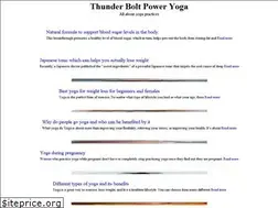 Sites similar to thunderboltpoweryoga.com