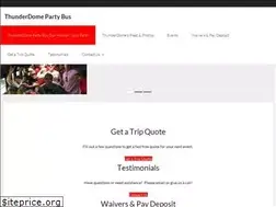 Sites similar to thunderdomepartybus.com