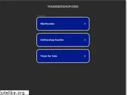 Sites similar to thundershop.org