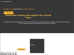Sites similar to thungela.com