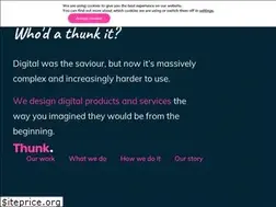 Sites similar to thunk.co